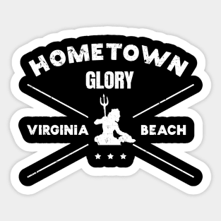 Virginia Beach Hometown Glory with Neptune Sticker